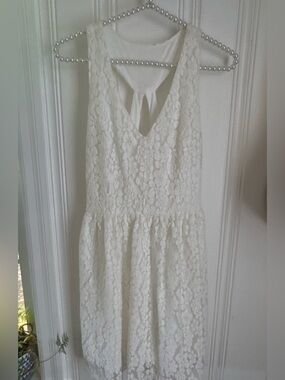Altar'd State White Lace Dress